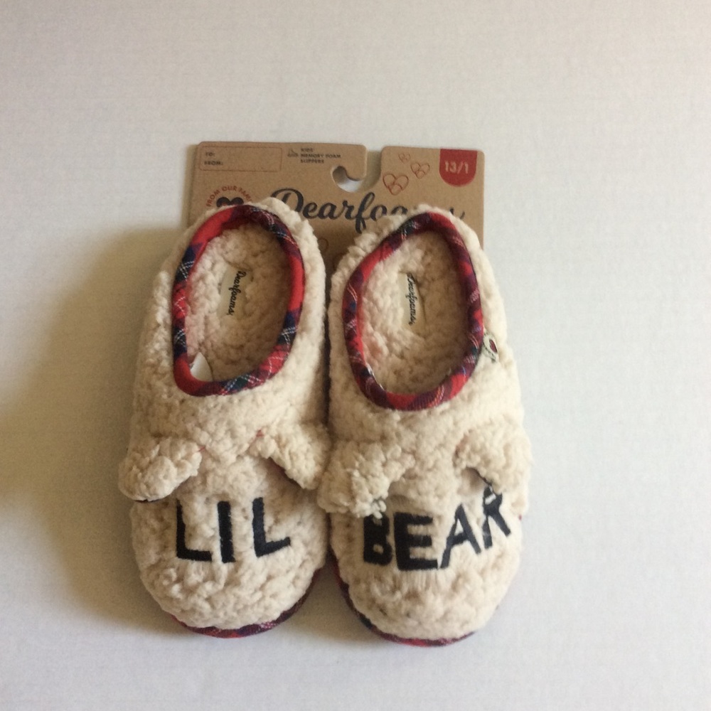 Dearfoams LIL BEAR Children’s Slippers